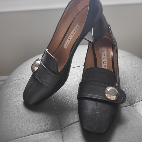 David Festa Heeled Loafers - Picture 1 of 3